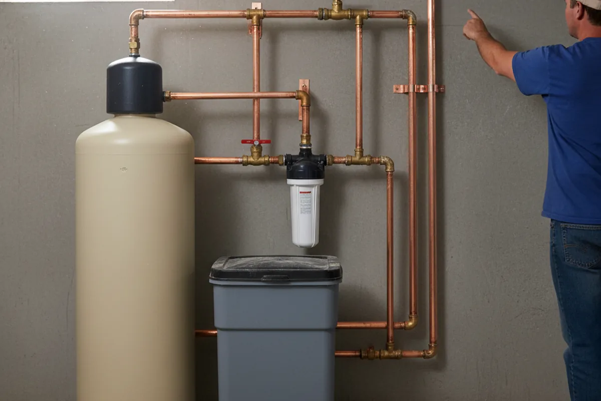 Whole-house water treatment system installed in Cambria
